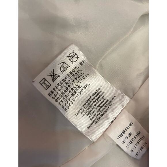 Eddie Bauer Jacket Adult Women's XS Beige Nylon Hooded Full Zip Rain Coat - Picture 6 of 9